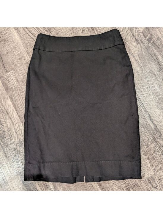 Banana Republic Dresses & Skirts - Banana Republic Black Pencil Skirt Size 2 Tailored Cotton Career Pockets